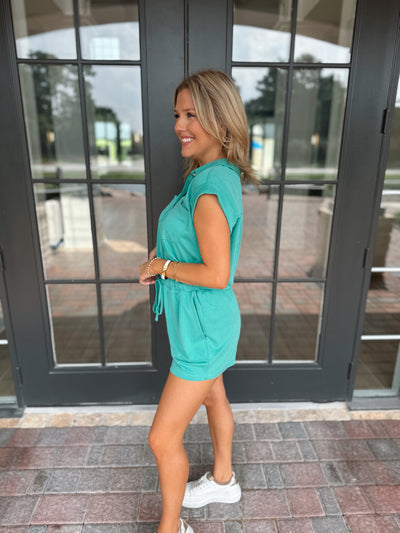 Green Lexi Romper