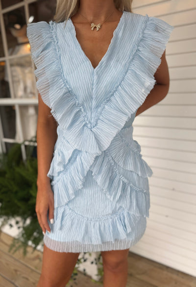 Taylor Blue Mini Dress