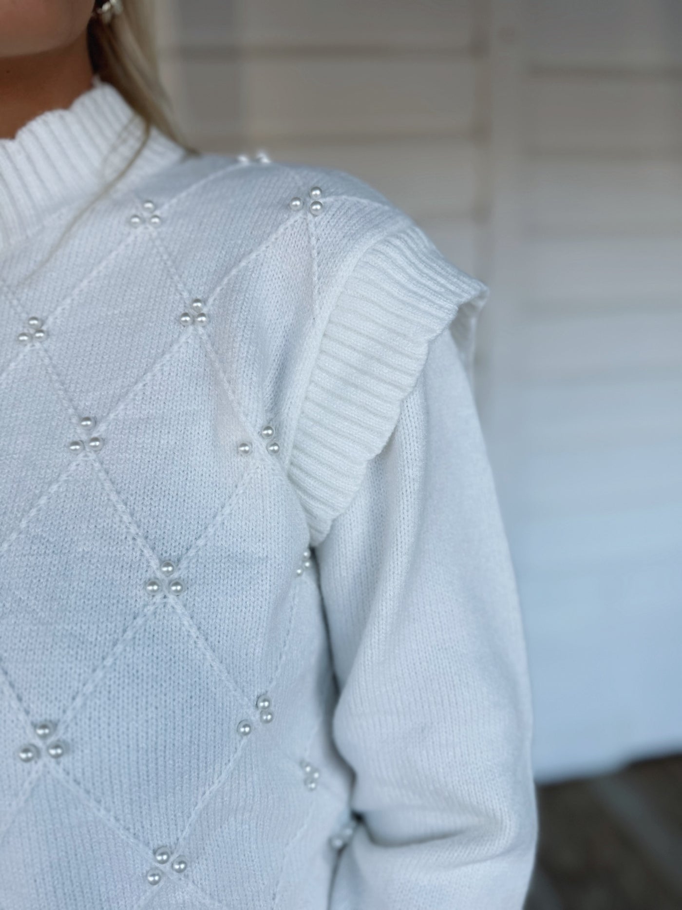 White Pearl Sweater