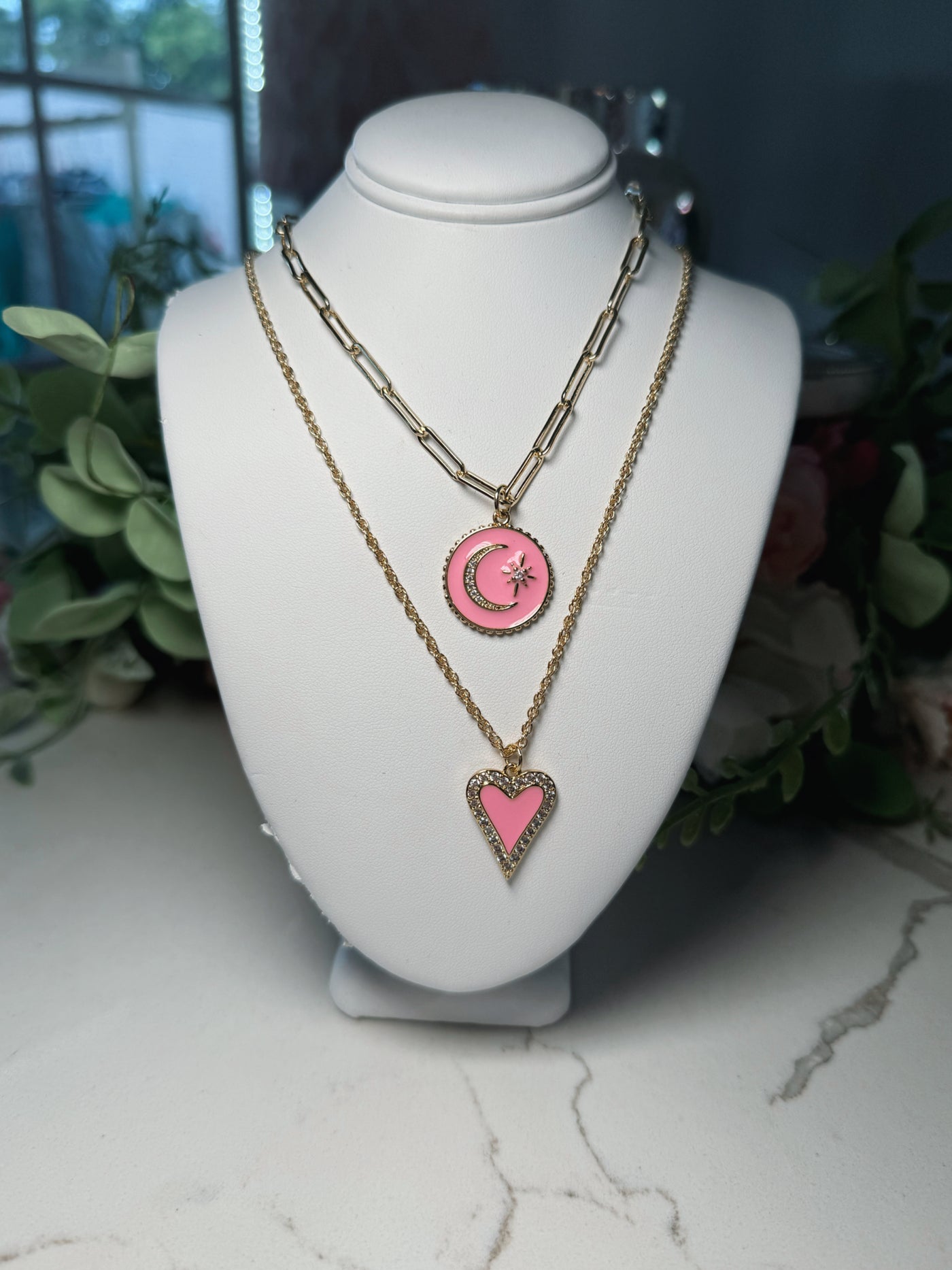 Love You to Moon and Back Necklace