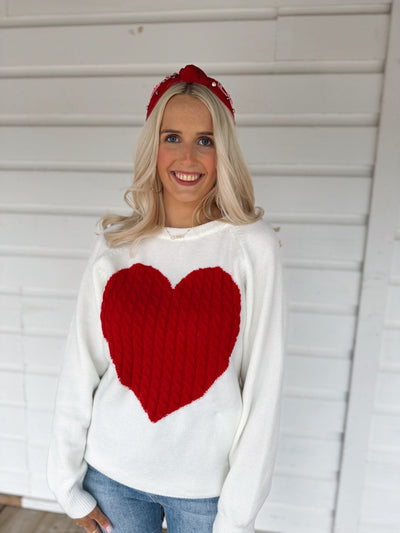 Red Heart Sweater