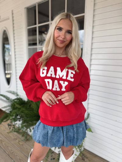 Red Game Day Sweatshirt