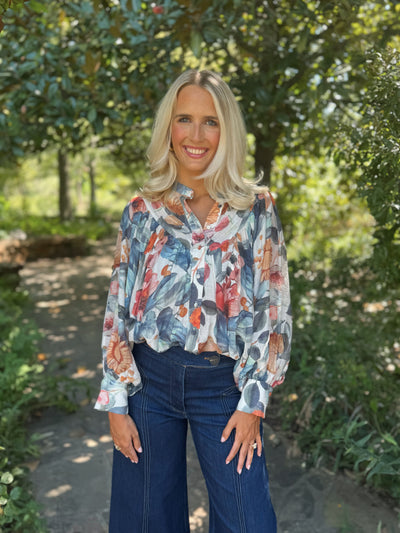 Multi Floral Blouse