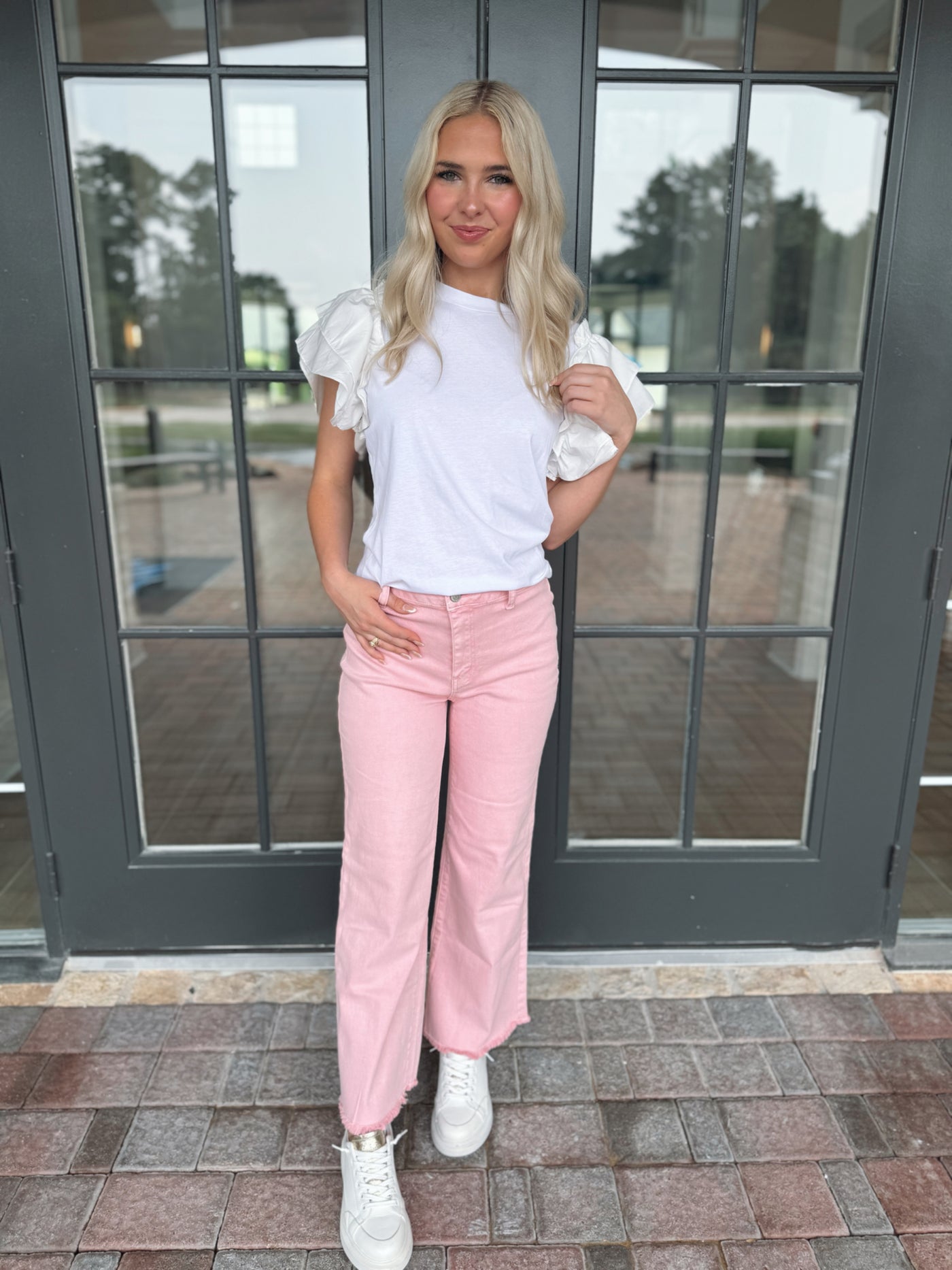 Light Pink Denim Pants