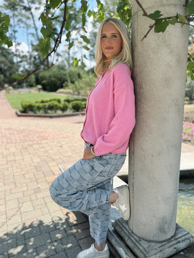 Bubble Gum Pink Sweater