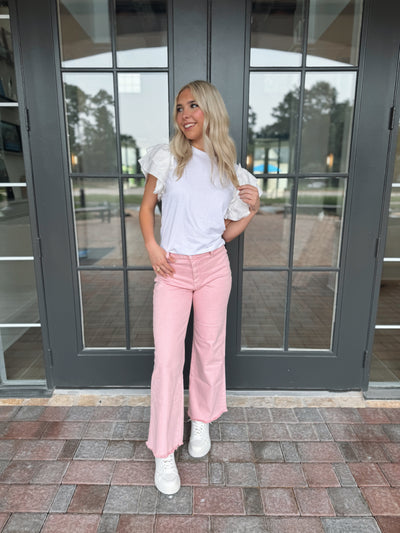 Light Pink Denim Pants