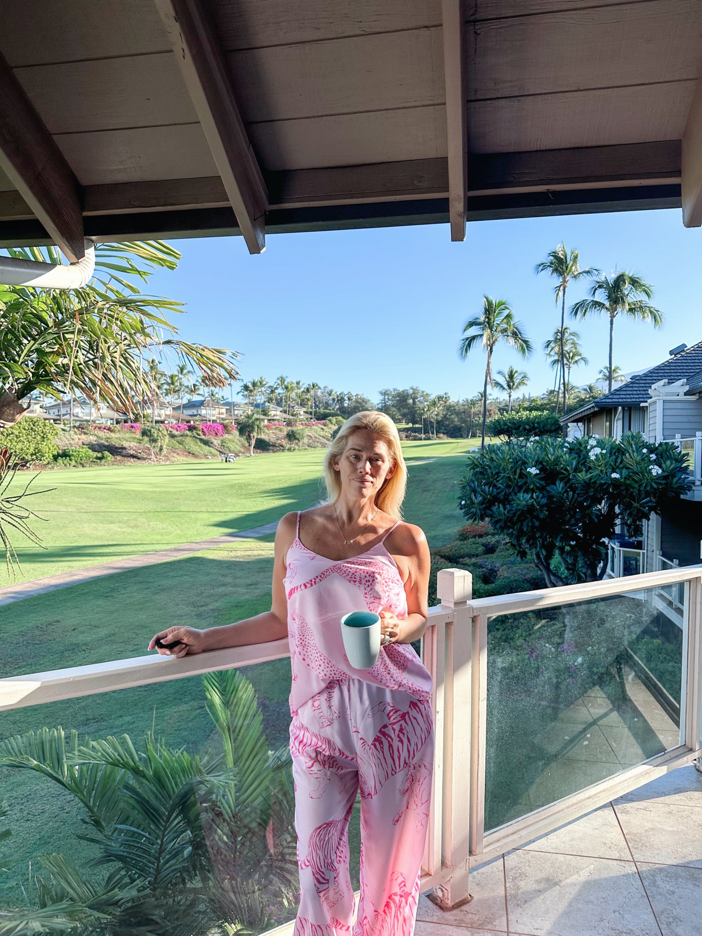 Pink Leopard Pajama Set