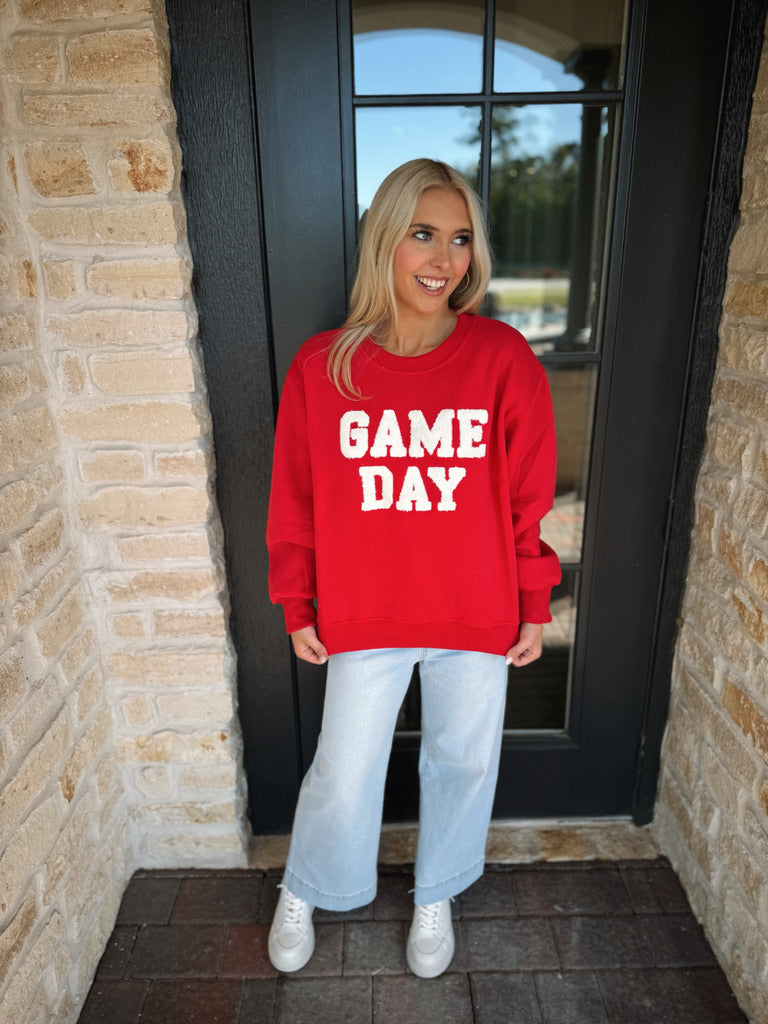 Red Game Day Sweatshirt