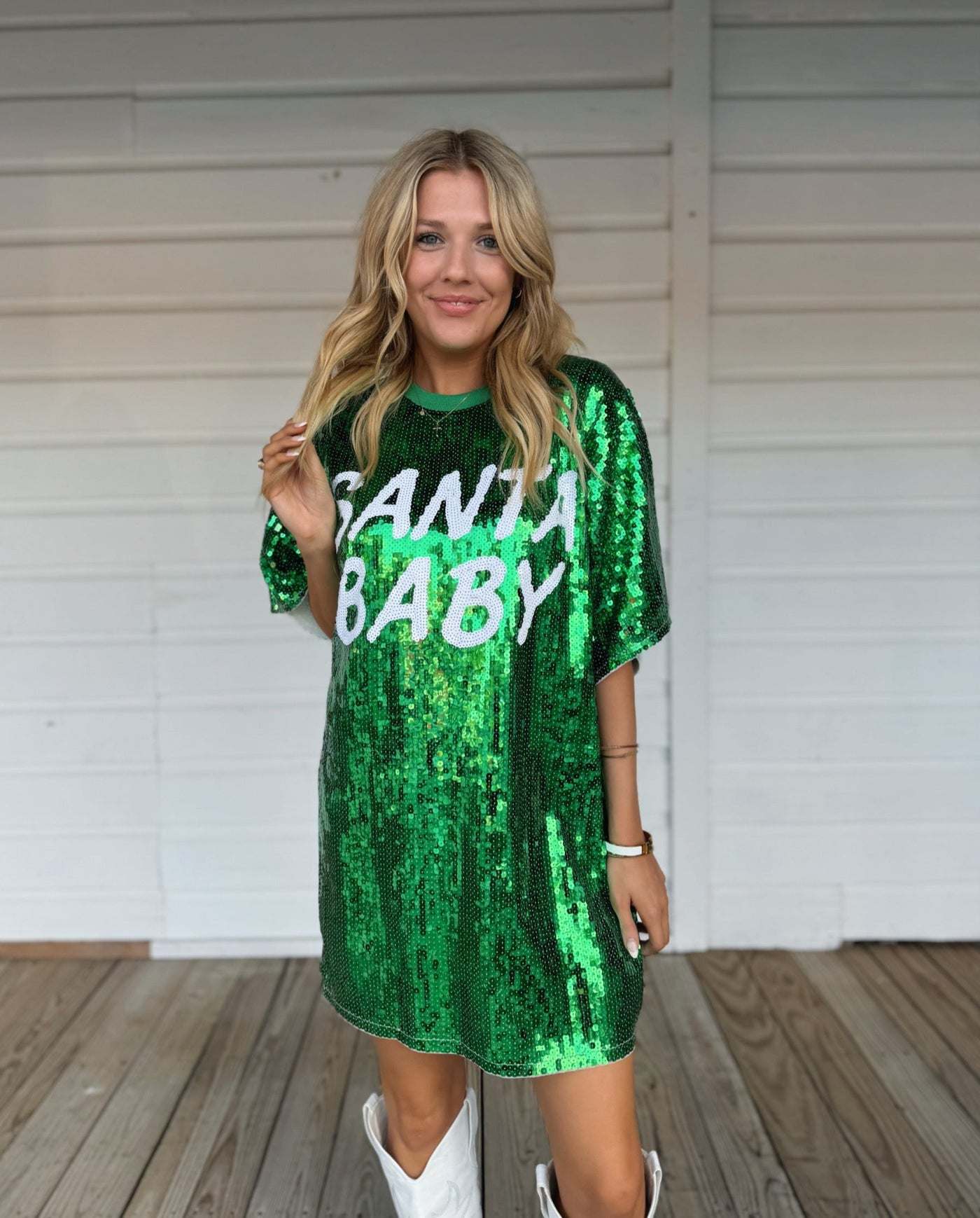 Santa Baby Sequin Dress