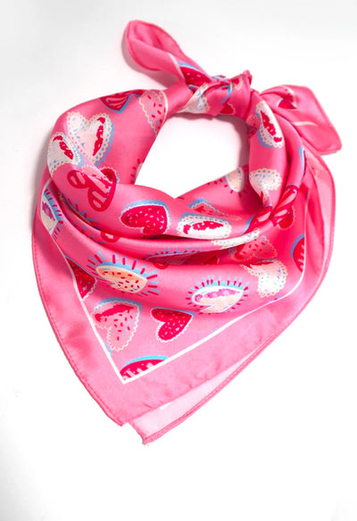 Heart Printed Bandana