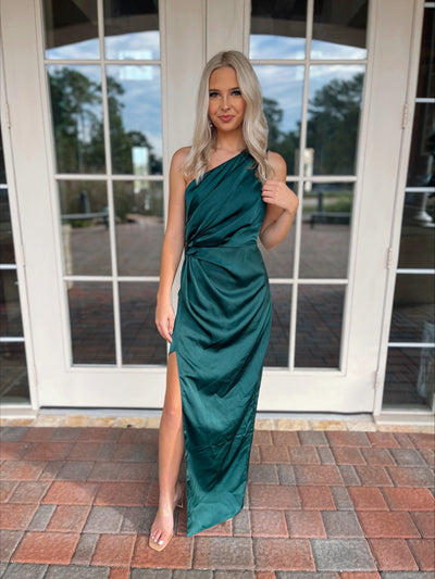 Satin Long Dress