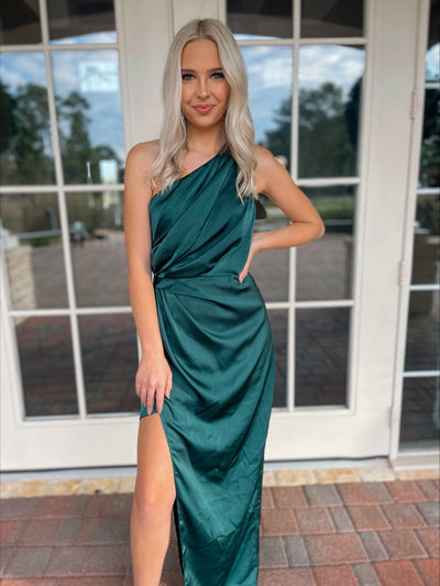 Satin Long Dress