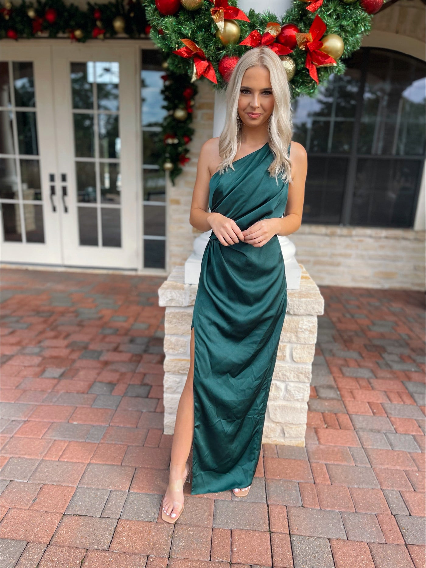 Satin Long Dress